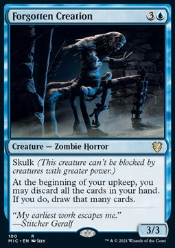 Forgotten Creation - Commander: Innistrad: Midnight Hunt (Rare) [MIC-100]