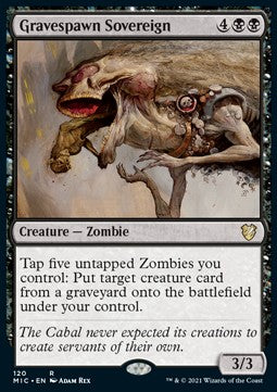 Gravespawn Sovereign - Commander: Innistrad: Midnight Hunt (Rare) [MIC-120]