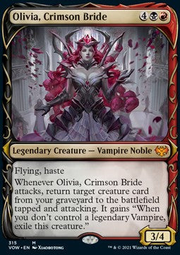 Olivia, Crimson Bride (V.1)⁣ - Innistrad: Crimson Vow: Extras⁣ (Mythic)⁣ [315]