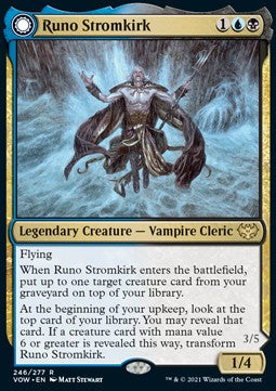 Runo Stromkirk // Krothuss, Lord of the Deep - Innistrad: Crimson Vow (Rare) [VOW-246]