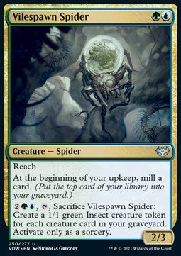 Vilespawn Spider - Innistrad: Crimson Vow (Uncommon) [VOW-250]