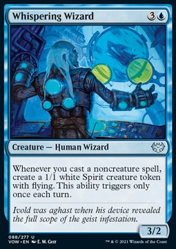 Whispering Wizard - Innistrad: Crimson Vow (Uncommon) [VOW-88]
