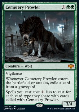 Cemetery Prowler - Innistrad: Crimson Vow (Mythic) [VOW-191]