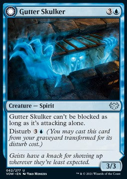 Gutter Skulker // Gutter Shortcut - Innistrad: Crimson Vow (Uncommon) [VOW-62]