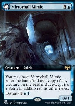 Mirrorhall Mimic // Ghastly Mimicry - Innistrad: Crimson Vow: Extras (Rare) [XVOW-361]