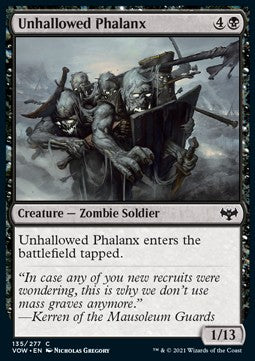 Unhallowed Phalanx - Innistrad: Crimson Vow (Common) [VOW-135]