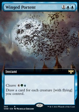 Winged Portent - Innistrad: Crimson Vow: Extras (Rare) [XVOW-365]
