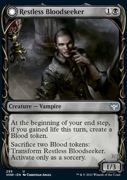 Restless Bloodseeker // Bloodsoaked Reveler - Innistrad: Crimson Vow: Extras (Uncommon) [XVOW-295]