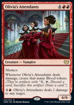 Olivia's Attendants - Innistrad: Crimson Vow (Rare) [VOW-172]