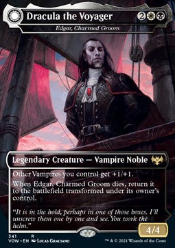 Edgar, Charmed Groom // Edgar Markov's Coffin (V.2) - Innistrad: Crimson Vow: Extras (Rare) [XVOW-341]