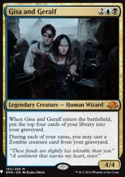 Gisa and Geralf⁣ - The List⁣ (Mythic)⁣ [183]