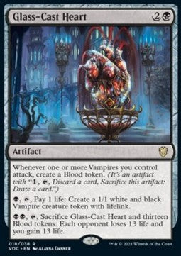 Glass-Cast Heart (V.1) - Commander: Innistrad: Crimson Vow (Rare) [VOC-18]