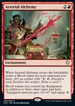 Arterial Alchemy (V.1) - Commander: Innistrad: Crimson Vow (Rare) [VOC-23]