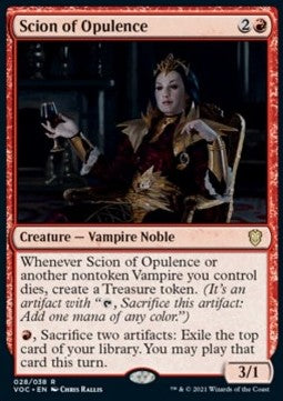 Scion of Opulence (V.1) - Commander: Innistrad: Crimson Vow (Rare) [VOC-28]