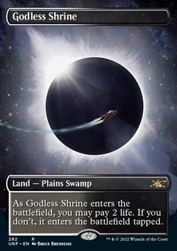 Godless Shrine⁣ - Unfinity: Extras⁣ (Rare)⁣ [282]