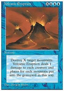 Volcanic Eruption - Fourth Edition (Rare)