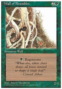 Wall of Brambles - Fourth Edition (Uncommon)