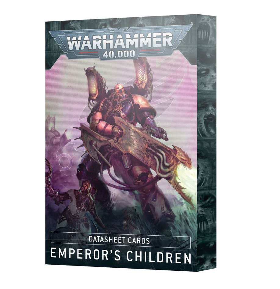 Emperor's children: Datasheet cards  - Warhammer 40K