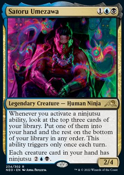 Satoru Umezawa - Kamigawa: Neon Dynasty (Rare) [NEO-234]