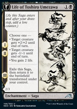 Life of Toshiro Umezawa // Memory of Toshiro - Kamigawa: Neon Dynasty (Uncommon) [NEO-108]