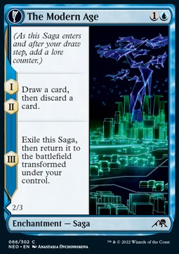 The Modern Age // Vector Glider - Kamigawa: Neon Dynasty (Common) [NEO-66]