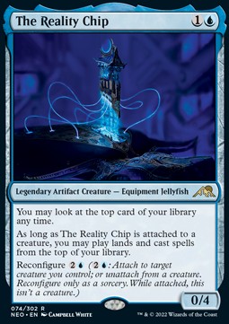 The Reality Chip - Kamigawa: Neon Dynasty (Rare) [NEO-74]