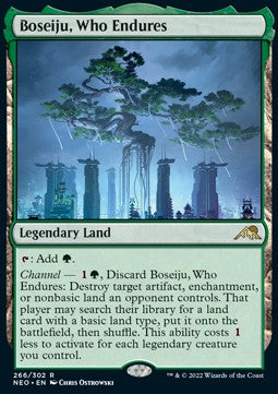 Boseiju, Who Endures - Kamigawa: Neon Dynasty (Rare) [NEO-266]