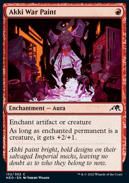 Akki War Paint - Kamigawa: Neon Dynasty (Common) [NEO-132]