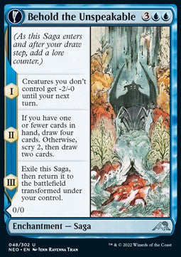 Behold the Unspeakable // Vision of the Unspeakable - Kamigawa: Neon Dynasty (Uncommon) [NEO-48]