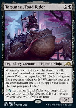Tatsunari, Toad Rider - Kamigawa: Neon Dynasty (Rare) [NEO-123]
