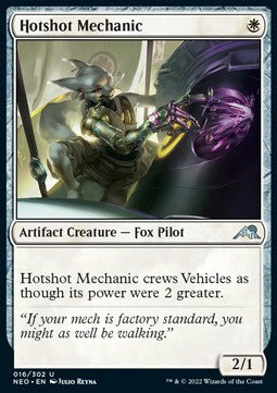 Hotshot Mechanic - Kamigawa: Neon Dynasty (Uncommon) [NEO-16]