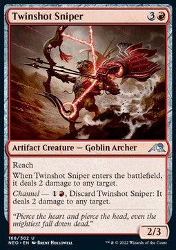 Twinshot Sniper - Kamigawa: Neon Dynasty (Uncommon) [NEO-168]