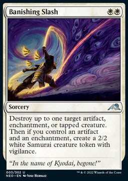 Banishing Slash - Kamigawa: Neon Dynasty (Uncommon) [NEO-3]