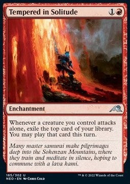 Tempered in Solitude - Kamigawa: Neon Dynasty (Uncommon) [NEO-165]