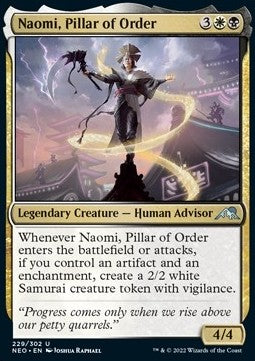 Naomi, Pillar of Order - Kamigawa: Neon Dynasty (Uncommon) [NEO-229]