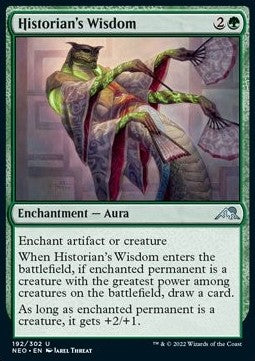 Historian's Wisdom - Kamigawa: Neon Dynasty (Uncommon) [NEO-192]