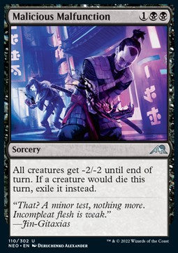 Malicious Malfunction - Kamigawa: Neon Dynasty (Uncommon) [NEO-110]