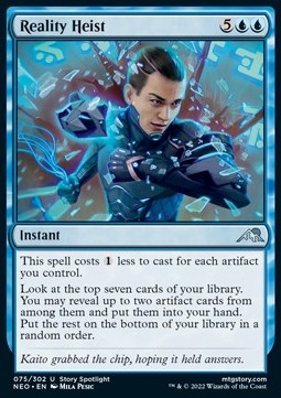 Reality Heist - Kamigawa: Neon Dynasty (Uncommon) [NEO-75]