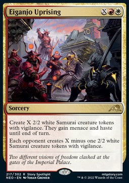 Eiganjo Uprising - Kamigawa: Neon Dynasty (Rare) [NEO-217]