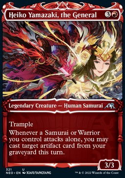 Heiko Yamazaki, the General - Kamigawa: Neon Dynasty: Extras (Uncommon) [XNEO-321]