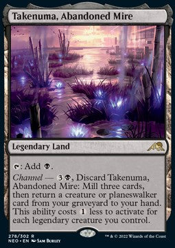 Takenuma, Abandoned Mire - Kamigawa: Neon Dynasty (Rare) [NEO-278]