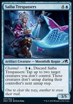 Saiba Trespassers - Kamigawa: Neon Dynasty (Common) [NEO-77]