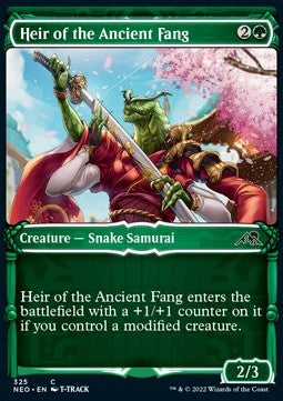 Heir of the Ancient Fang - Kamigawa: Neon Dynasty: Extras (Common) [XNEO-325]