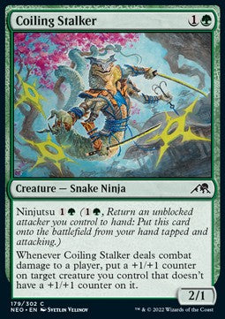 Coiling Stalker - Kamigawa: Neon Dynasty (Common) [NEO-179]