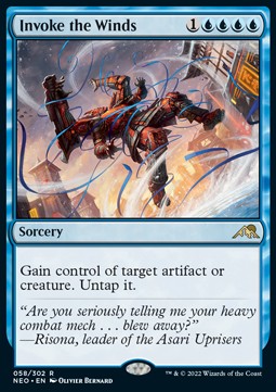 Invoke the Winds - Kamigawa: Neon Dynasty (Rare) [NEO-58]
