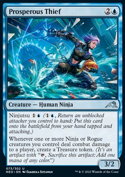 Prosperous Thief - Kamigawa: Neon Dynasty (Uncommon) [NEO-73]