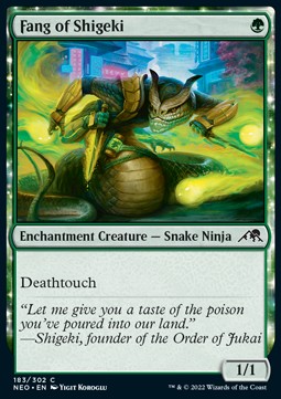 Fang of Shigeki - Kamigawa: Neon Dynasty (Common) [NEO-183]