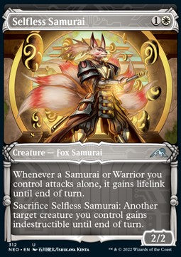 Selfless Samurai - Kamigawa: Neon Dynasty: Extras (Uncommon) [XNEO-312]