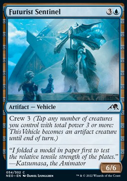 Futurist Sentinel - Kamigawa: Neon Dynasty (Common) [NEO-54]