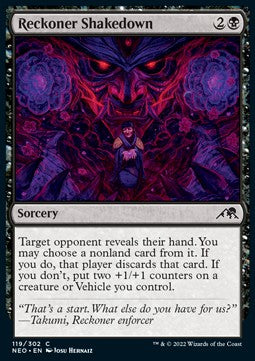 Reckoner Shakedown - Kamigawa: Neon Dynasty (Common) [NEO-119]